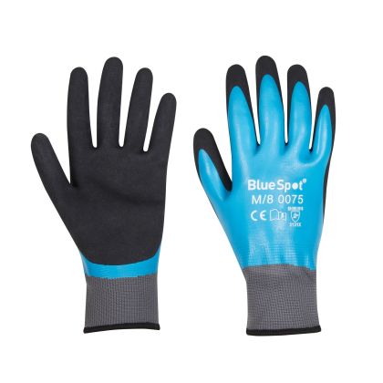 Blue Spot Water Resistant Gloves