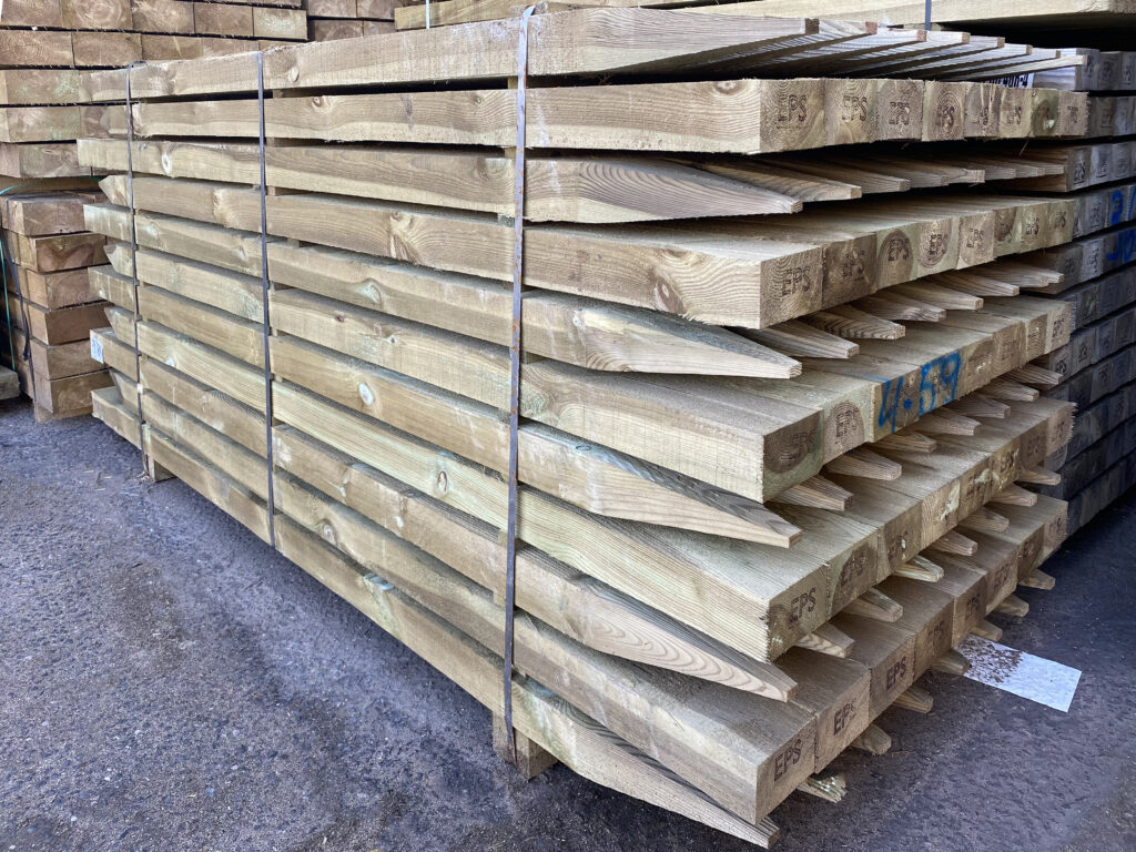 2.1mt Sawn Post 125mm x 75mm