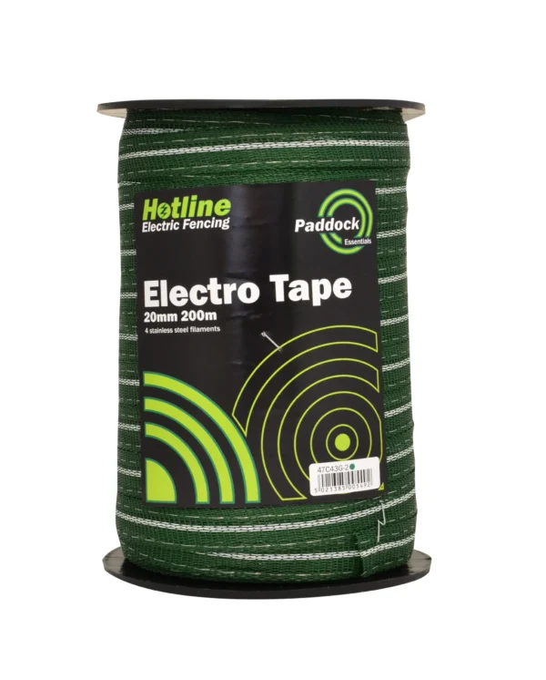 Hotline 20mm Green Paddock Fence Tape