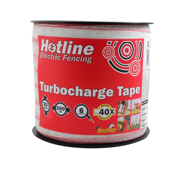 Hotline 20mm Turbocharge Fence Tape