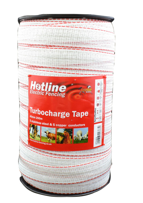 Hotline 40mm Turbocharge Fence Tape