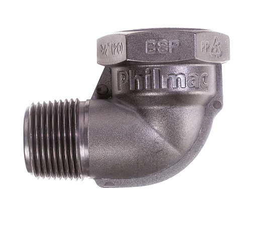 Philmac Plastic BSP Male/Female Elbow