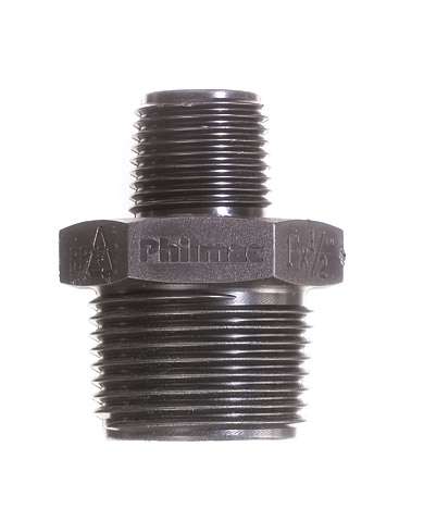 Philmac Plastic BSP Reducing Hex Nipple