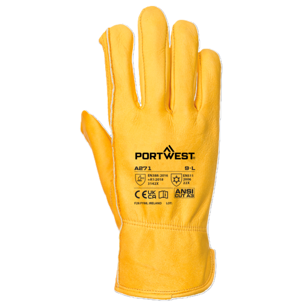 Lined Leather Gloves