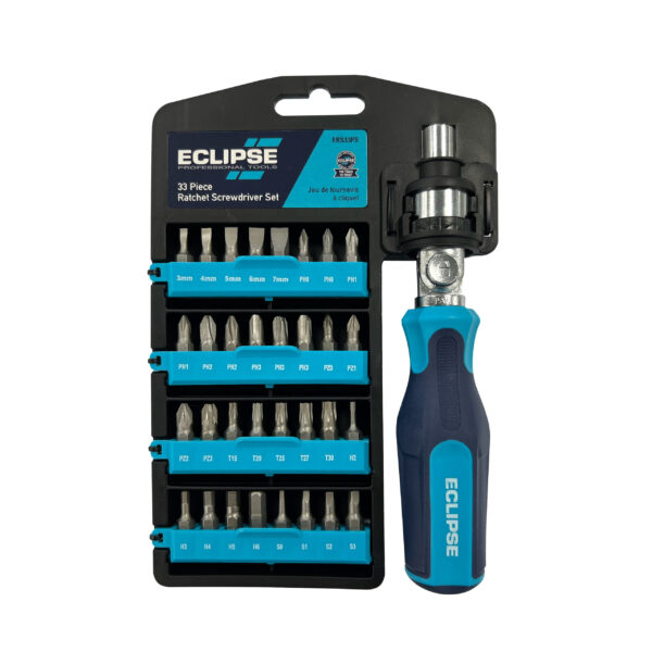 Spear And Jackson ERS33PS Ratchet Screwdriver Set