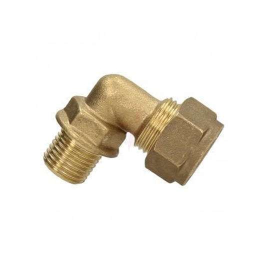 Copper Elbow Male Compression