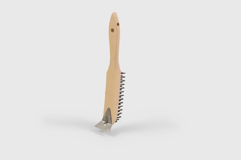 Hill brush 1020/4s Wire Brush With Scraper