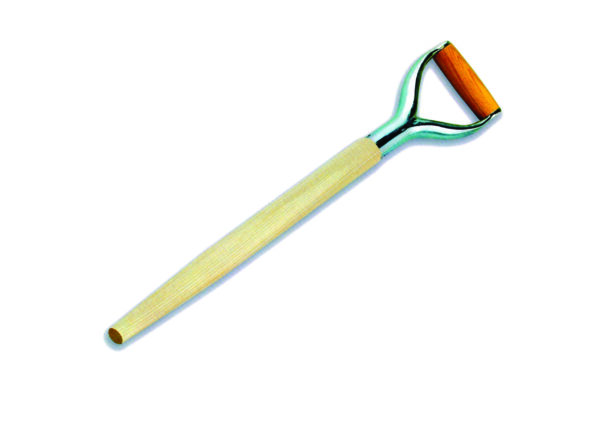 Spade Handle With Metal Top