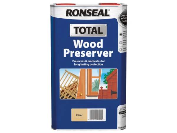 5lt Ronseal Clear Total Wood Preserver