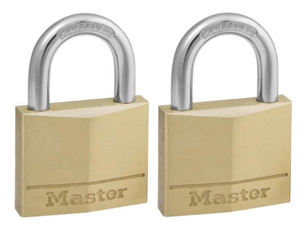 Masterlock 140T Padlocks Twin Pack