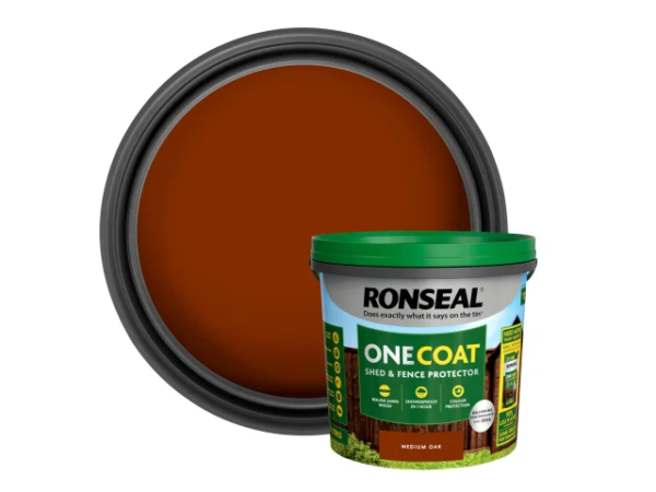 5lt Ronseal One Coat Shed And Fence