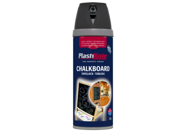 400ml Plastikote Twist And Spray Chalkboard Paint Black
