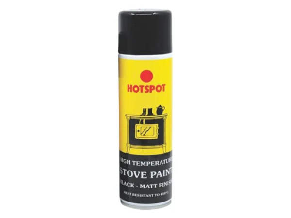 250ml Hotspot Spray Stove Paint Matt Black