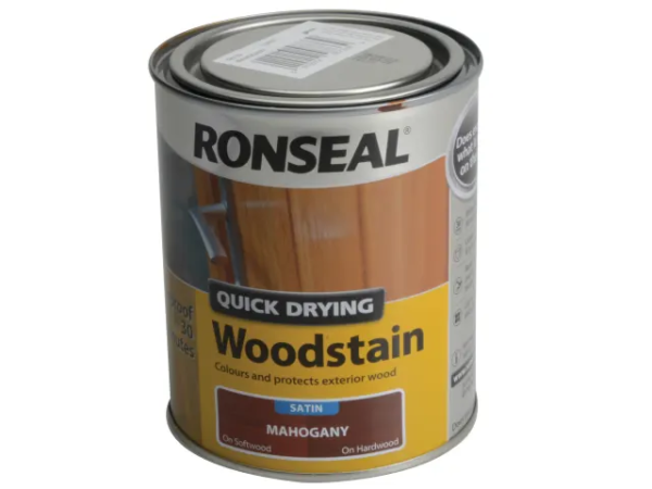 750ml Ronseal Quick Drying Woodstain
