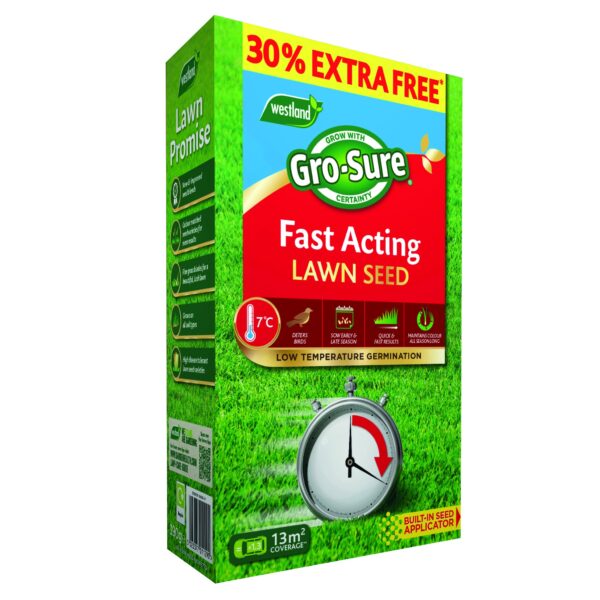 Westland Gro-Sure 10m2 Fast Acting Lawn Seed