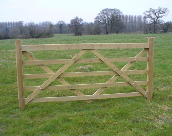 Wooden Field Gate
