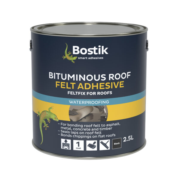 Bostik Feltfix Bituminous Roof Felt Adhesive Black