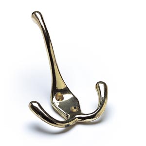 Triple Coat And Hat Hooks
