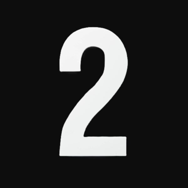 White Self Adhesive Vinyl Numbers And Letters