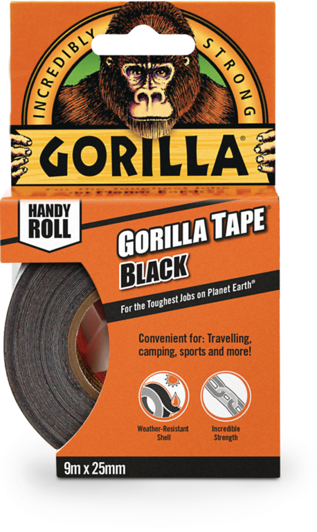 Gorilla Tape Black 9mt
