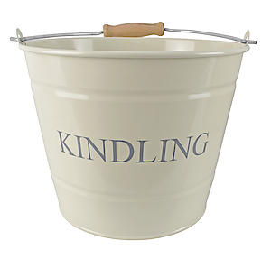 Manor Cream Kindling Bucket