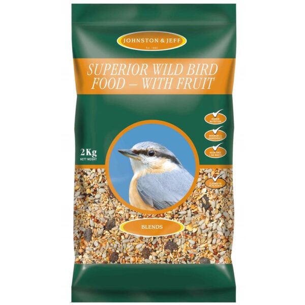 Johnston and Jeff Superior Wild Bird Food With Fruit