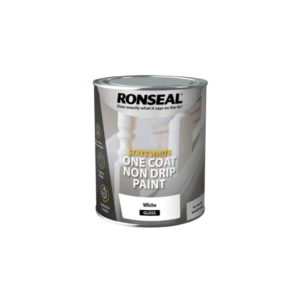 Ronseal One Coat Stays White Paint