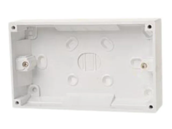 Plastic Pattress Box 2 Gang