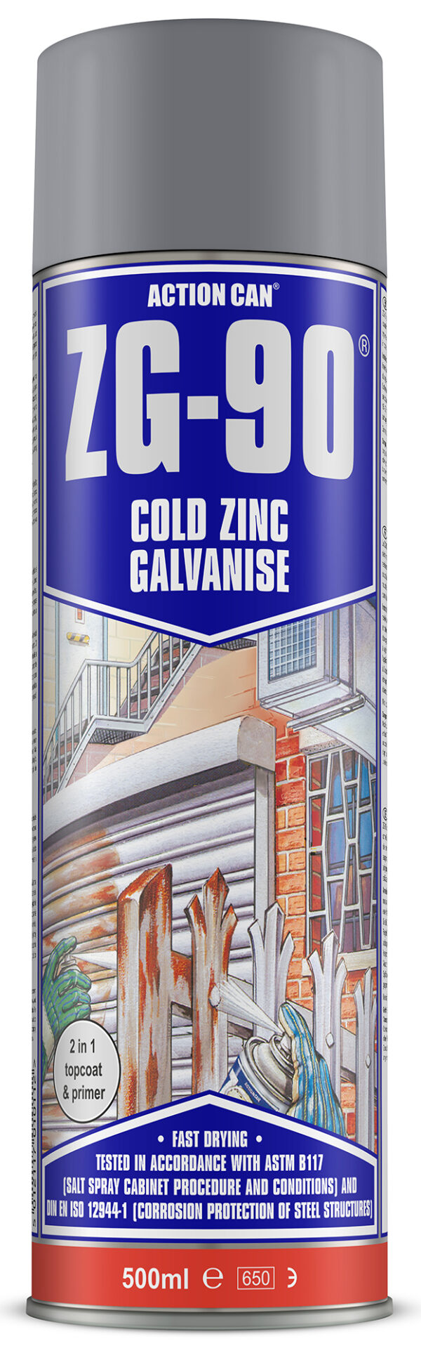 500ml ZG-90 Cold Galvanising Spray