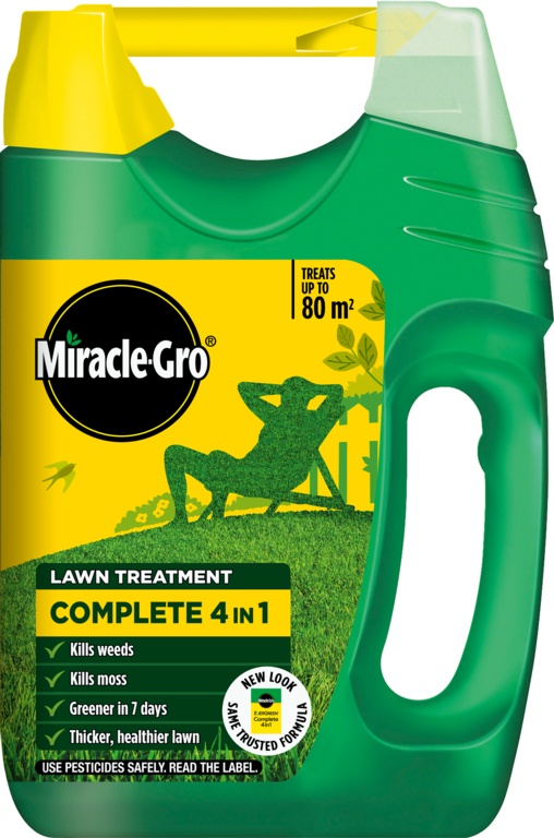 Miracle Gro Lawn Treatment 4 in 1