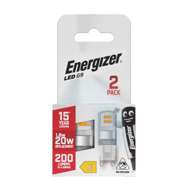 Energizer LED G9 200lm 1.8W Daylight Bulb