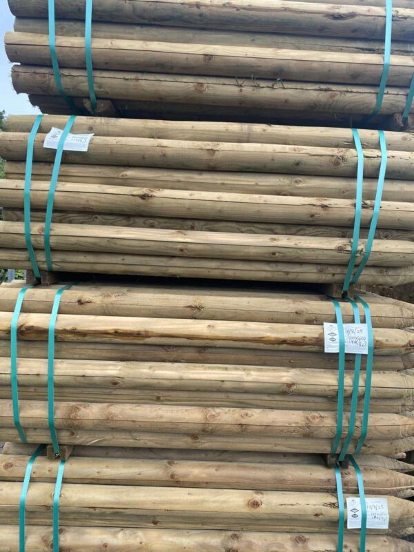 115mm Half Round Posts