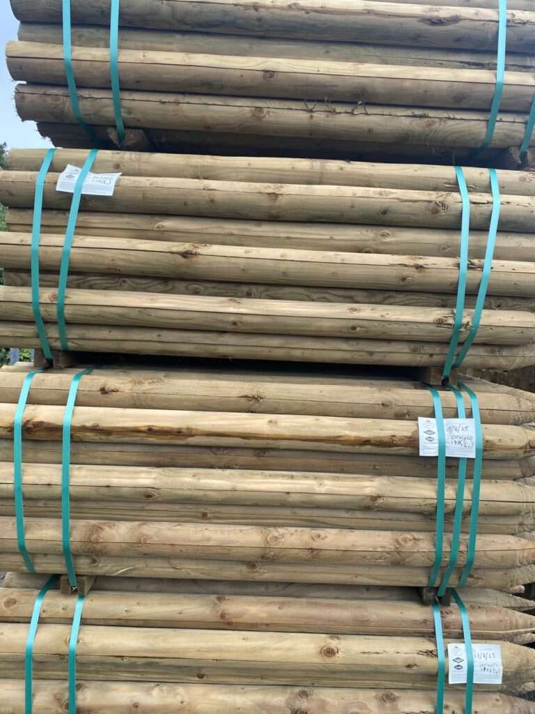 115mm Half Round Posts