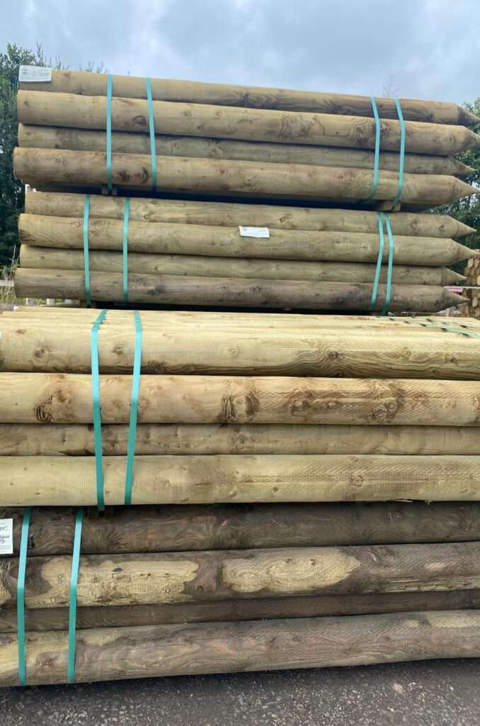 150mm Strainer Posts