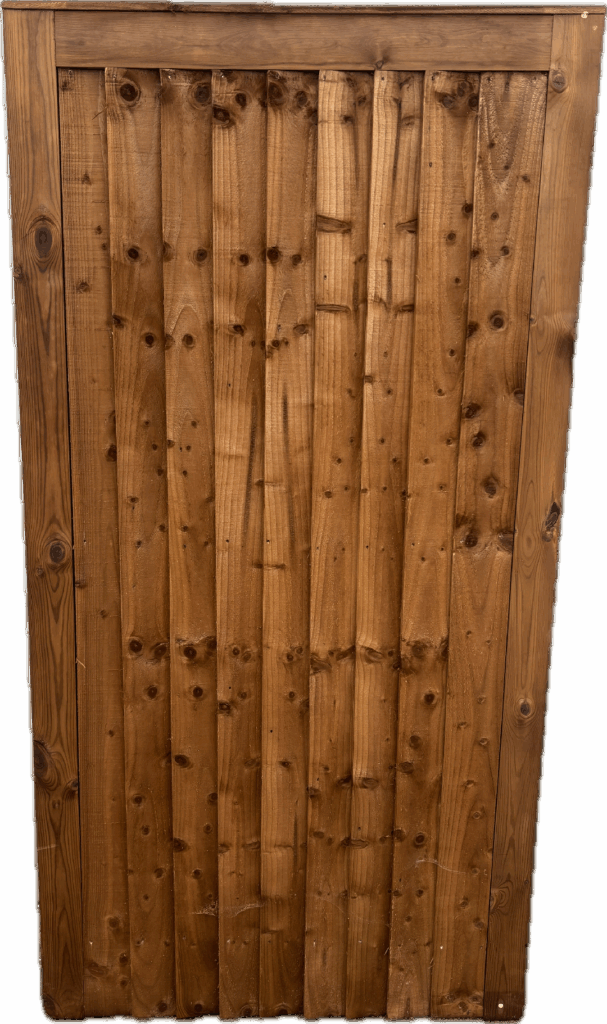 Dark Brown Closeboard Gate