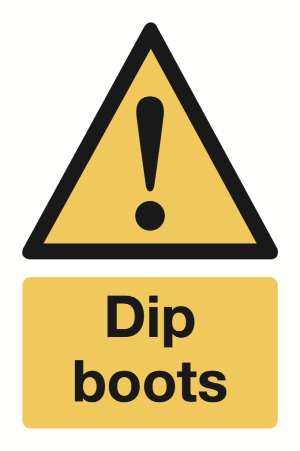 Dip Boots Sign