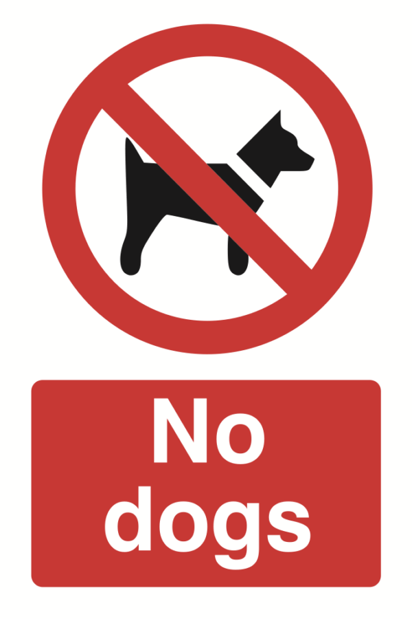 No Dogs Sign