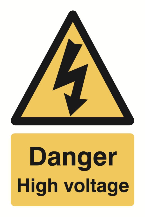 Danger High Voltage Sign