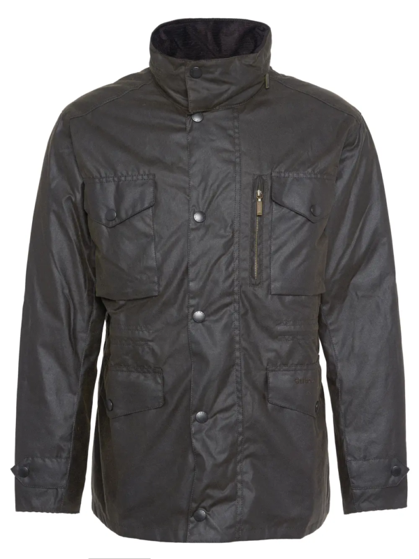 Barbour Sapper Waxed Jacket - Olive