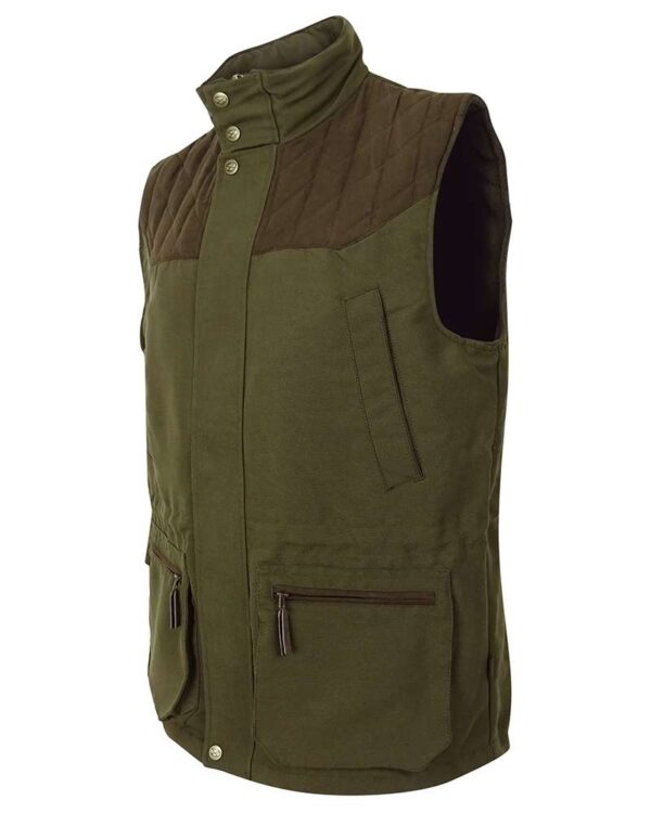 Hoggs Kincraig Field Waistcoat - Olive Green