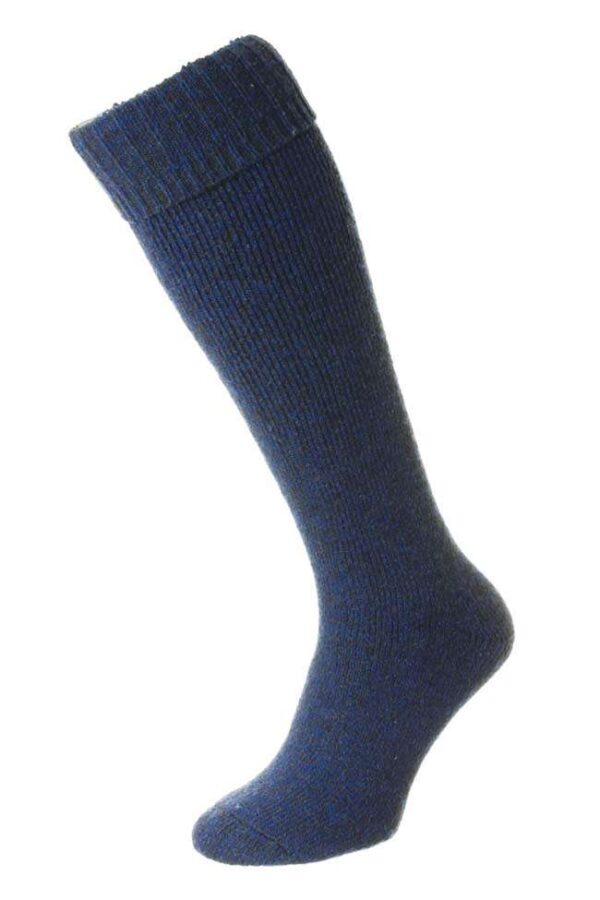 HJ Hall Socks Wellington Boot Socks – Blue