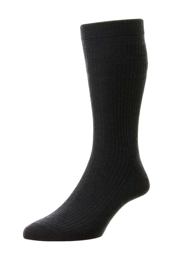 HJ Hall Socks Wool Softop Socks – Navy