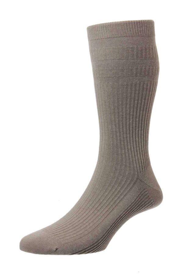 HJ Hall Socks Cotton Softop Socks – Mink