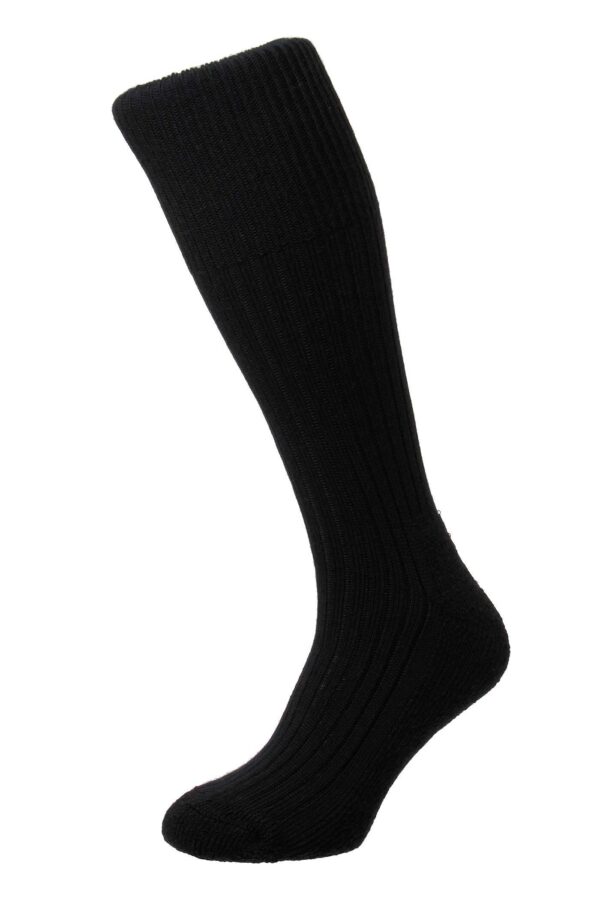 HJ Hall Socks Wool Rich Men’s Boot Socks – Black