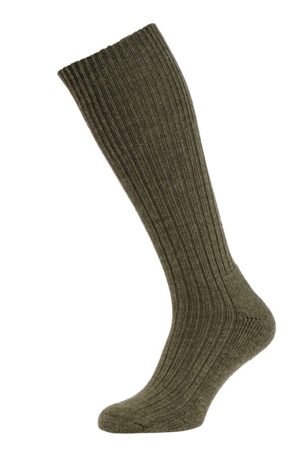 HJ Hall Socks Wool Rich Men’s Boot Socks – Olive