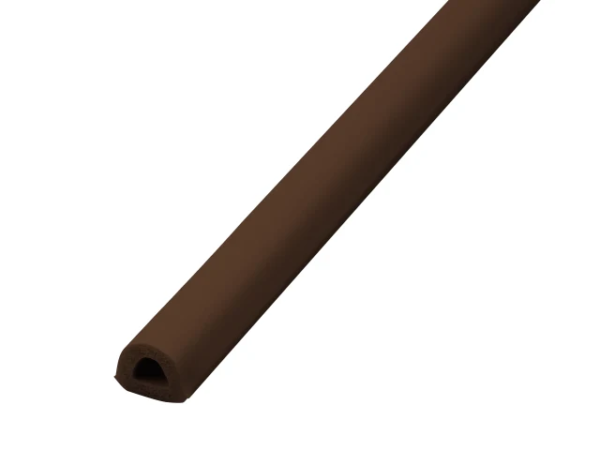 EPDM Draught Excluder 9mm x 7.5mm Brown