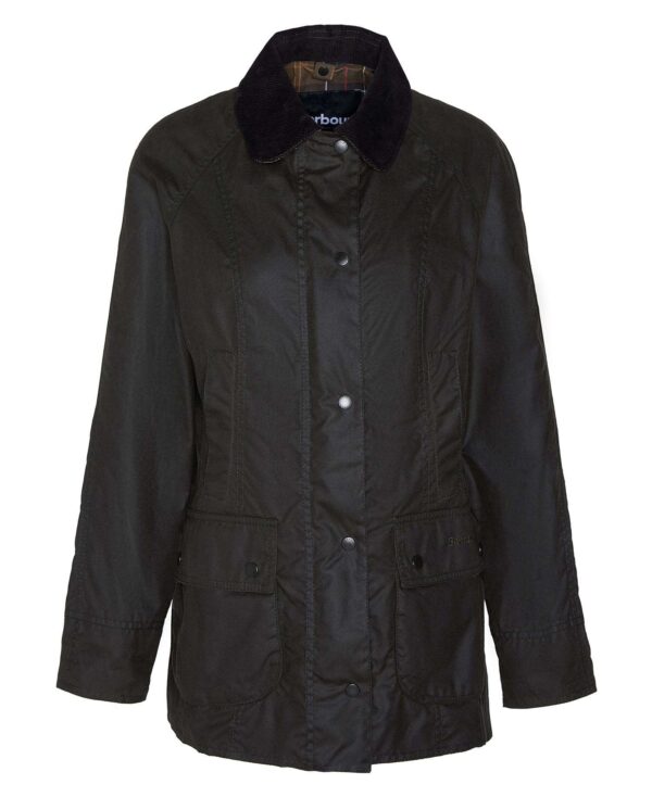 Barbour Ladies Classic Beadnell Wax Jacket - Olive